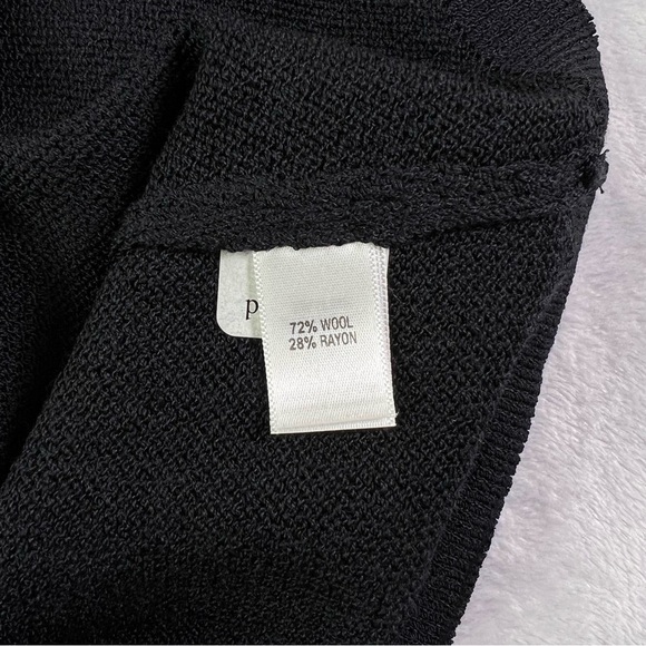 St John Collection Santana Knit Tank Top Size Small Wool Blend Black Basics Chic - Picture 14 of 16